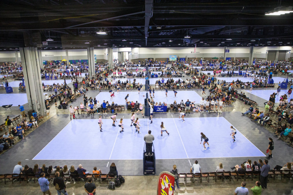 large volleyball tournaments