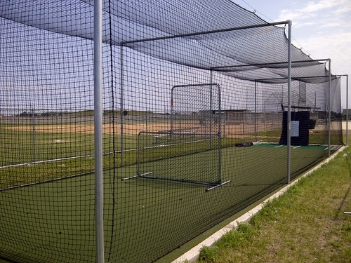 Batting Cage Commercial Frame Kit X-Heavy Duty 70' x 14' x 12' Baseball Softball 