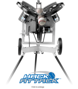 Hack Attack baseball pitching machine