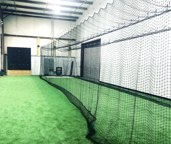 84 Twisted Poly Batting Cage Net: 12'H x 14'W x 55'L - Practice Sports