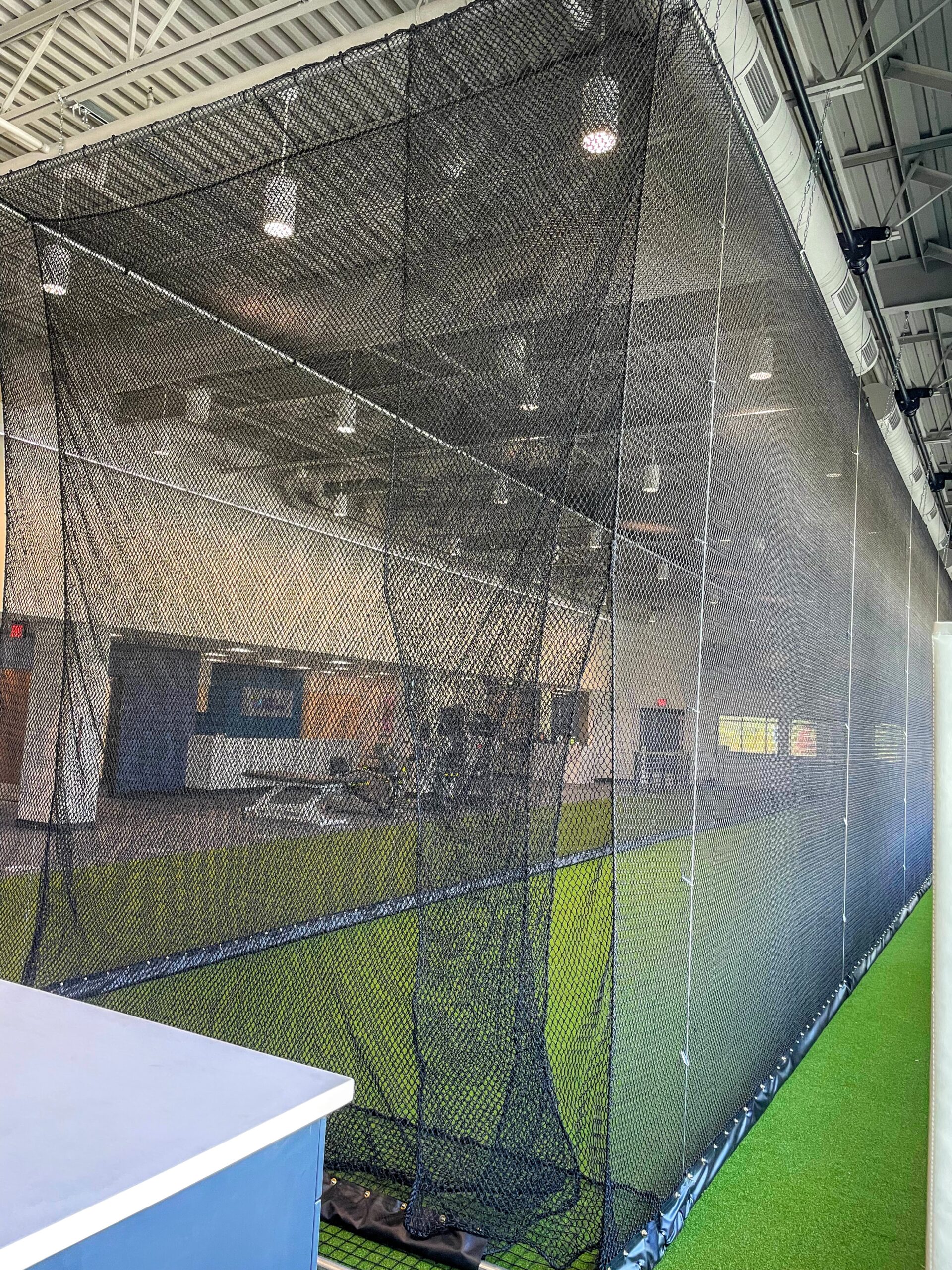 AirCage indoor retractable batting cage