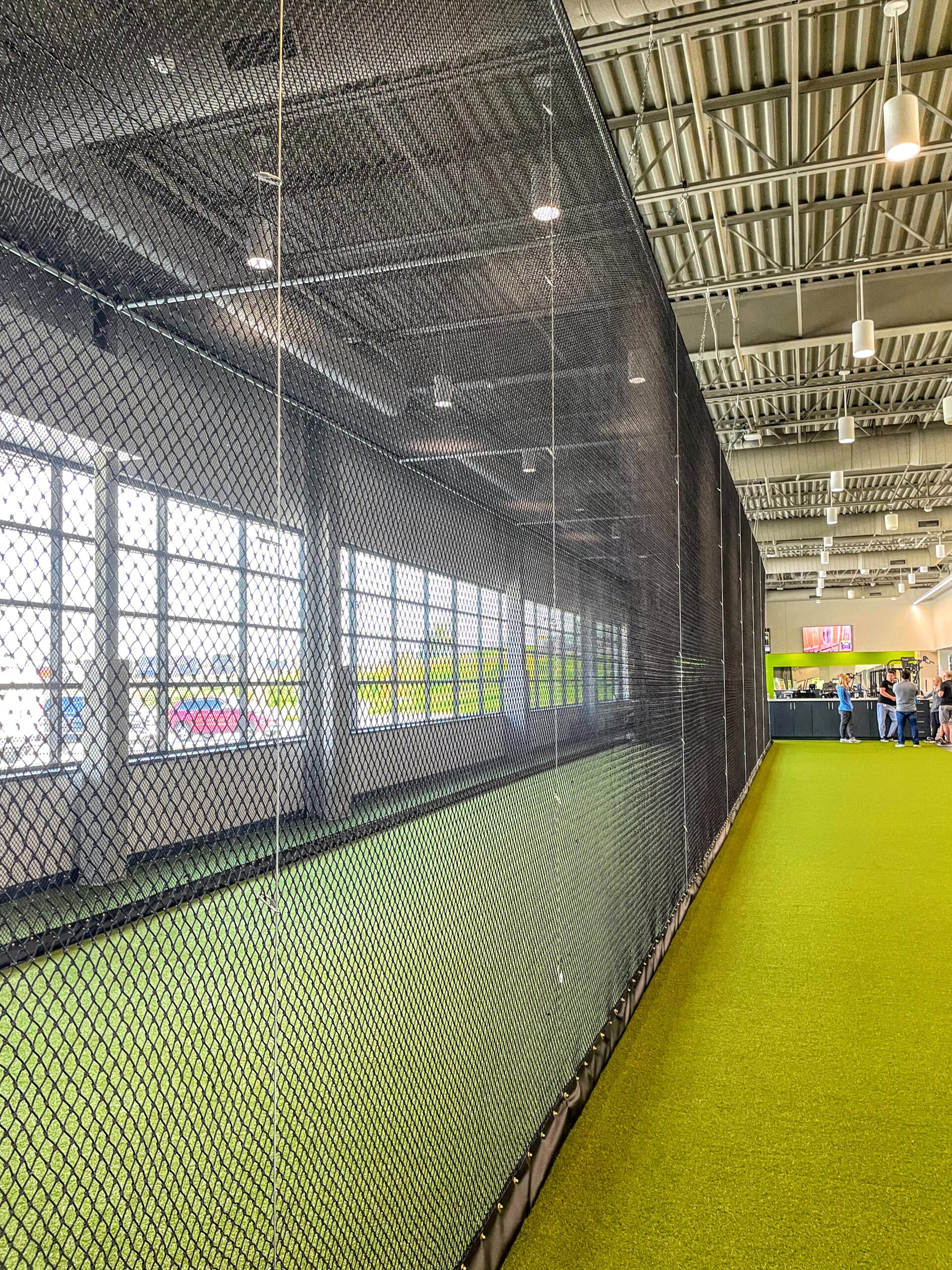 AirCage indoor retractable batting cage