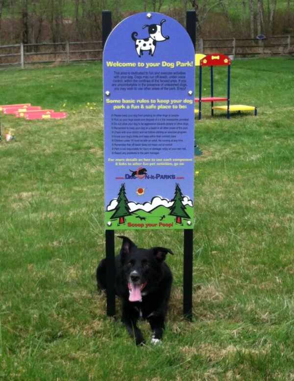 Dog Park Rules sign