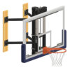 Wall-Mounted hoop with height adjuster