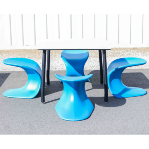 Session Drift chairs in light blue