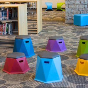 Twisted Hex Stools