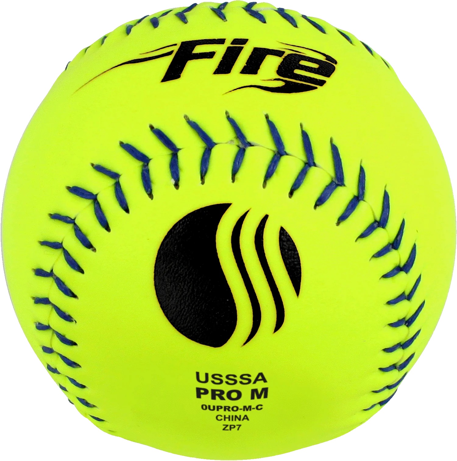 Sports Attack 12 Yellow Dimpled Seamed Softballs