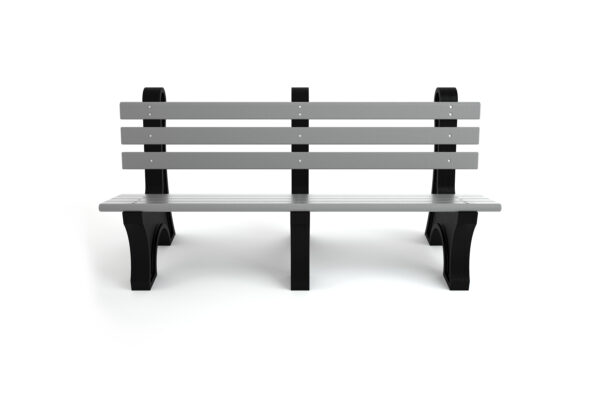 Forward 6ft Comfort Park Ave. Bench with Gray Slats