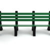 Forward 8ft Comfort Park Ave. Bench with Green Slats