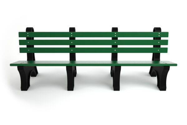 Forward 8ft Comfort Park Ave. Bench with Green Slats