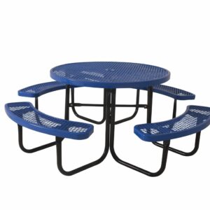 46" Picnic Table - round, ultra blue
