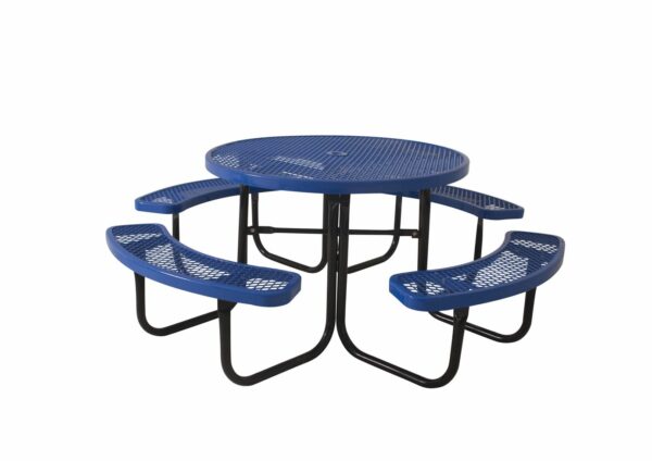 46" Picnic Table - round, ultra blue