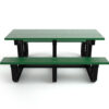 Green 6ft Park Place Table Front View