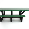 Green 6ft ADA Park Place Table Side View