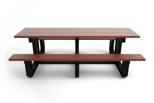Brown 8ft Park Place Table Front View